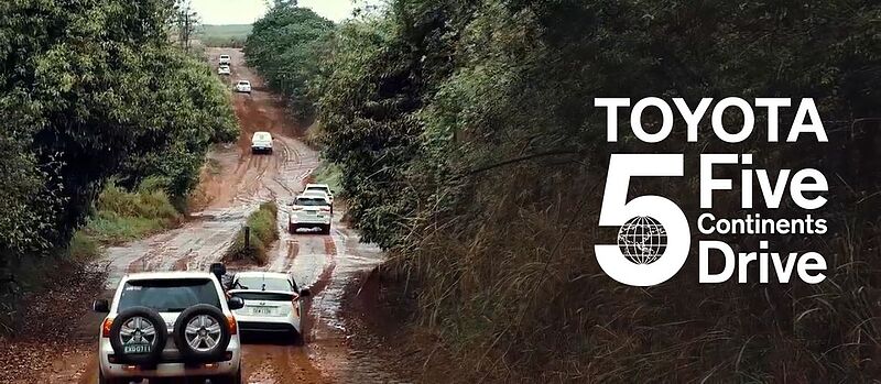 Toyota "5 Continents Drive" macht Station in Europa