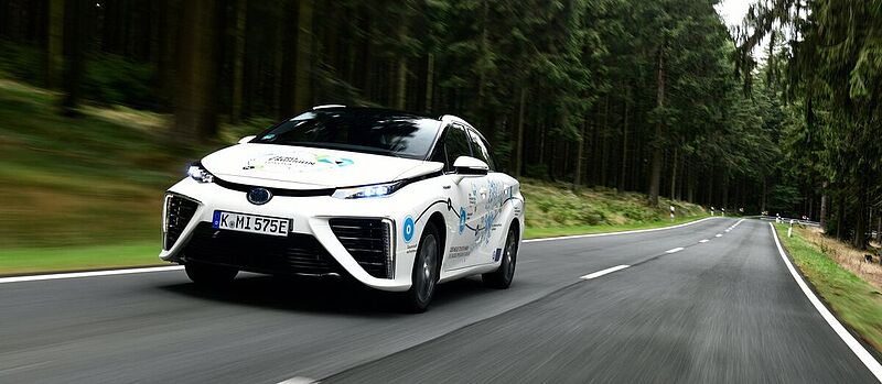 Zero Emission to Frankfurt: Im Toyota Mirai unterwegs